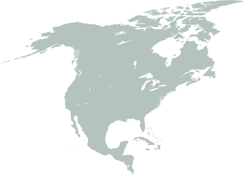 Map of North America